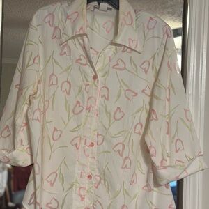 dressbarn Multicolor Floral Women's Top